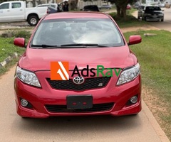 FEW MONTHS USED 2009 TOYOTA COROLLA S FOR SALE  PRICE: 8,500,000 NET PRICE