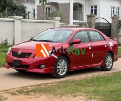 FEW MONTHS USED 2009 TOYOTA COROLLA S FOR SALE  PRICE: 8,500,000 NET PRICE - 2