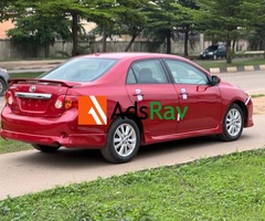 FEW MONTHS USED 2009 TOYOTA COROLLA S FOR SALE  PRICE: 8,500,000 NET PRICE - 5