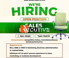 “Now Hiring: Sales Executive (Hybrid Role) – Towson Homes & Apartments Ltd”