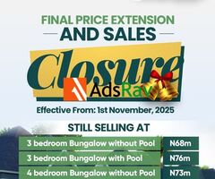 Final Price Extension! Own a Home in Lekki Avana Phase II – 2 Days Left! - Call 07033751285