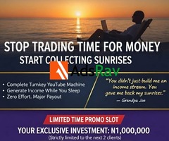 The Sunrise Project: Stop Trading Time for Money. The Faceless Empire Builder