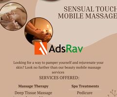 Mobile Bliss: Massage, Waxing, Mani & Pedi at Your Doorstep! - Call 09044578470