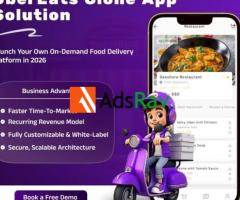 UberEats Clone App – Launch Your Smart Food Delivery Platform Fast