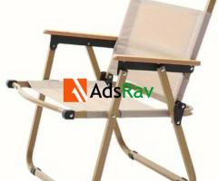 Heavy Duty Foldable Sit Out Chair Available in Black & Brown - Call 09090930000