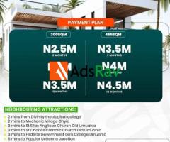 300sqm & 465sqm Plots for Sale in Old Umuahia - Call 07061745214
