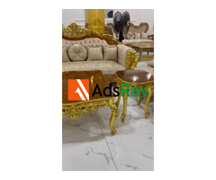 Royal Fabric Sofa – Complete Set, Imported Luxury! - 2