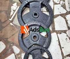 Brand new weight plates/Olympic design @3000 per 1 kg