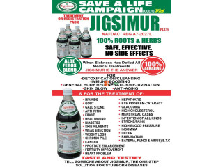 Jigsimur - Total Cure For over 150 Diseases (Worldwide Delivery) Call 09077019026