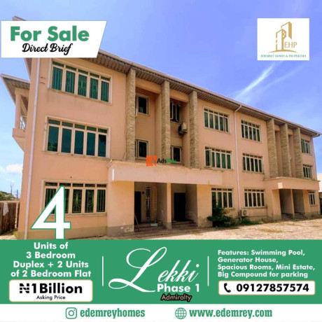 for-sale-4-units-of-3-bedroom-duplex-2-units-of-2-bedroom-flat-for-sale-at-lekki-phase-1-call-09127857574-big-0