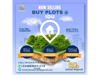 Plots of Land For Sale at Idu Abuja (Call 08030921218)