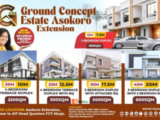 Plots of Land for Sale at Ground Concept Estate Asokoro Extension (Call 07068302198)