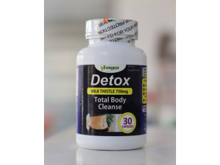 Evergreen Detox (Milk Thistle 750mg) - Total Body Cleanse (Call - 08166794997)