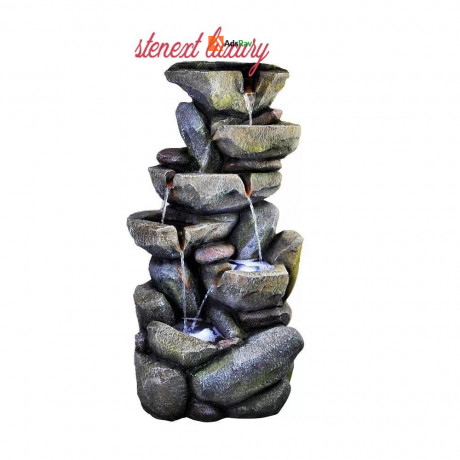 water-fountain-90cm-tall-with-led-lights-and-6-stages-of-falls-call-08094709926-big-0