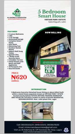 5-bedroom-smart-house-for-sale-at-vintage-park-1-estate-ikate-elegushi-call-08033065629-big-0